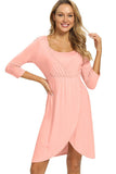 Soft Labor Delivery Nursing Nightgown Maternity Dress