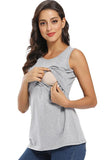 Soft Lift Up Breastfeeding Nursing Tank Top