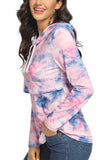 Soft Tie Dye Nursing Hoodie Maternity Breastfeeding Sweetshirt