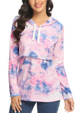 Soft Tie Dye Nursing Hoodie Maternity Breastfeeding Sweetshirt