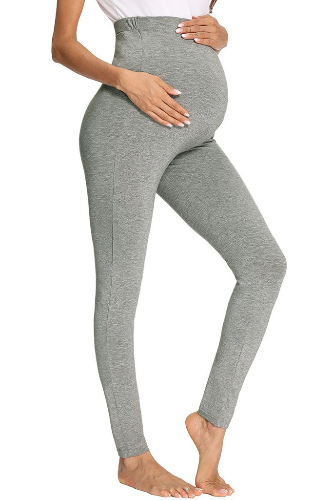 Solid Maternity Tight Active Leggings Prenatal Yoga Pants – Glamix Maternity