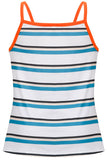 Striped Stitching Cotton Pajamas Sleeveless Comfortable Camisole