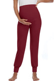 Wide Waistband Prenatal Yoga Pants With Pockets