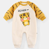 [3M-24M] Winter Thickened Cartoon Animal Pattern Romper