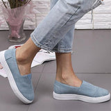 Simple Breathable Canvas Flats