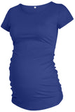 Short Sleeve T-Shirt 3-Pack Ruched Summer Maternity Tops