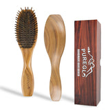 Natural Green Sandalwood Massage Wooden Hair Brush
